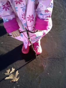 The perfect day for puddle jumping!