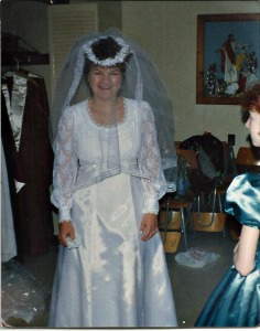 Aunt Christine on her wedding day.